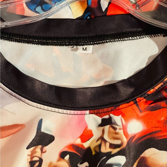 Size Medium Marvel Avengers Stan Lee Face All over graphic light material tee - Picture 3 of 4